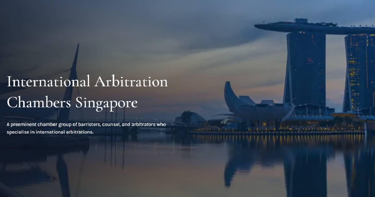 Maxwell 42 International Arbitration Chambers Singapore
